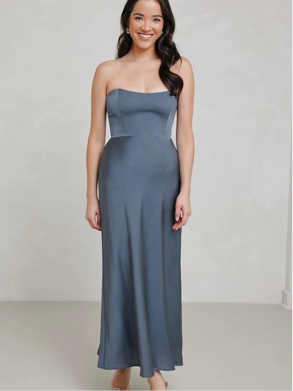 Park & Fifth Brodie Dress Slate Blue- Perfect Bridesmaid Dress!